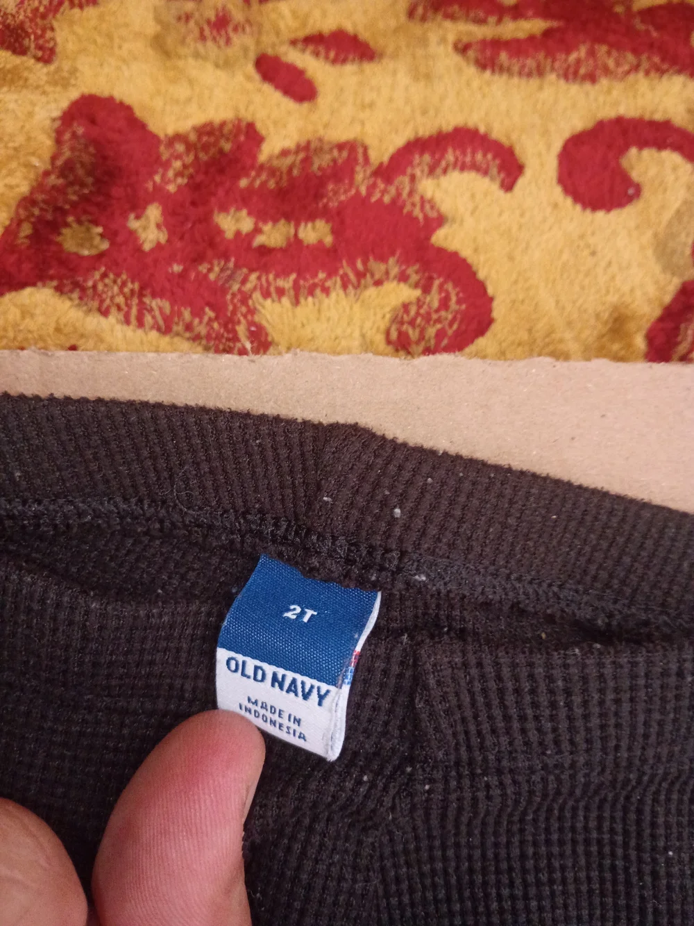 Old Navy Brown Ribbed Kids Leggings